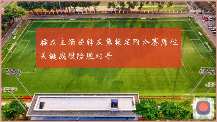 猛龙主场逆转灰熊锁定附加赛席位关键战役险胜对手