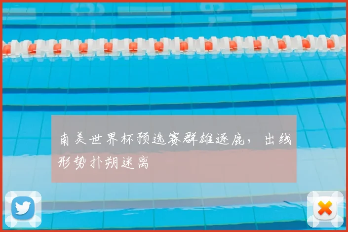 南美世界杯预选赛群雄逐鹿，出线形势扑朔迷离